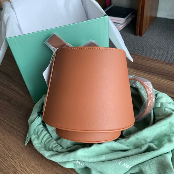 Mlouye Mini Lantern Bag in Light Brown - Picture 11 of 12